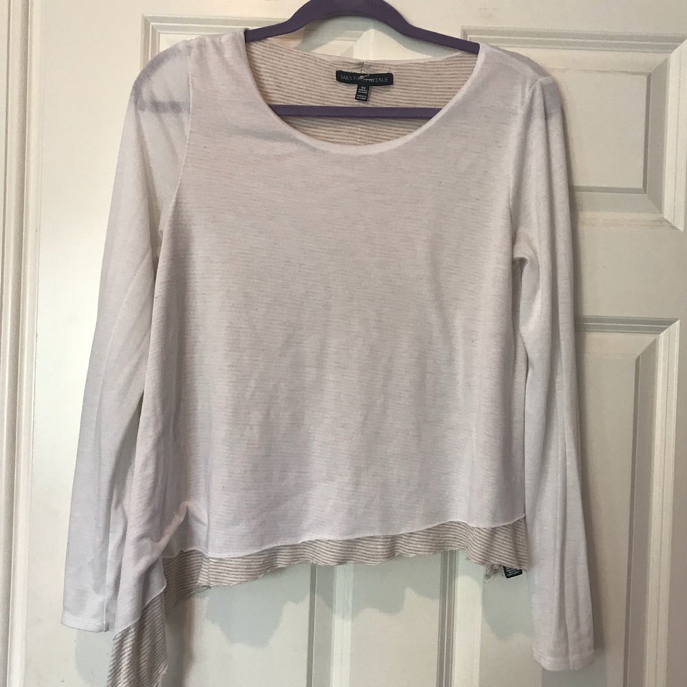 Saks Fifth Avenue asymmetrical top